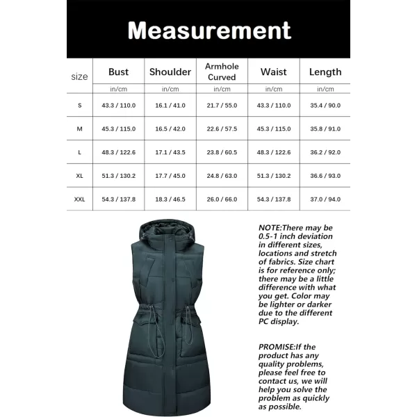 Bellivera Women Vest Quilted Lightweight Puffer Coat Sleeveless Hooded Waistcoat