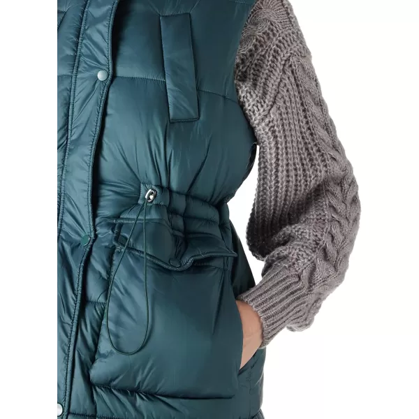 Bellivera Women Vest Quilted Lightweight Puffer Coat Sleeveless Hooded Waistcoat