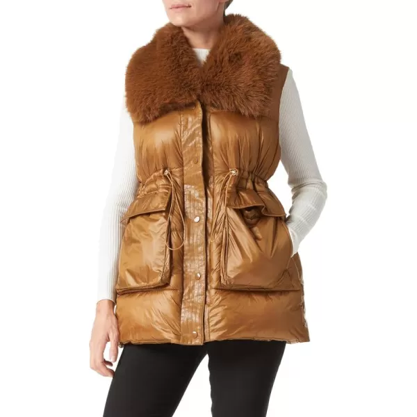 Bellivera Women Vest Quilted Lightweight Puffer Coat Sleeveless Hooded Waistcoat