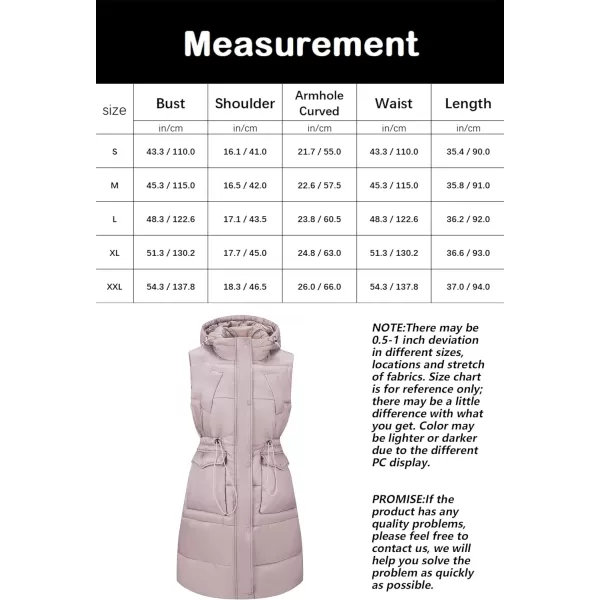 Bellivera Women Vest Quilted Lightweight Puffer Coat Sleeveless Hooded Waistcoat