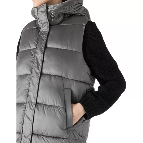 Bellivera Women Vest Quilted Lightweight Puffer Coat Sleeveless Hooded Waistcoat