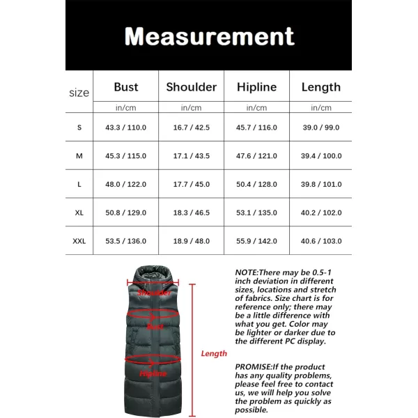 Bellivera Women Vest Quilted Lightweight Puffer Coat Sleeveless Hooded Waistcoat