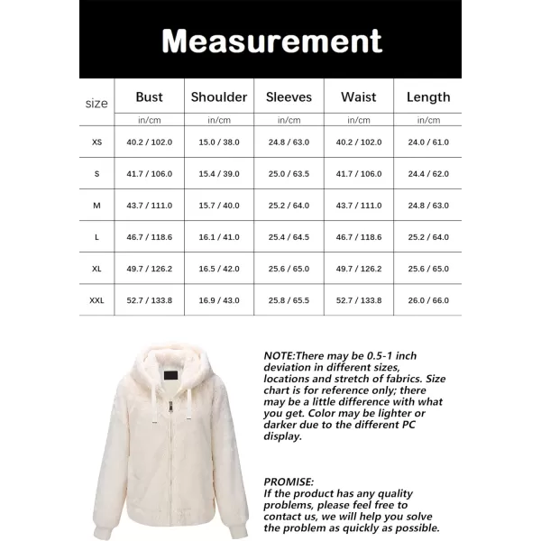 Bellivera Women's Faux Fur Fleece Coat, Spring and Winter Fashion Short Shearling Fuzzy Jacket with Hood