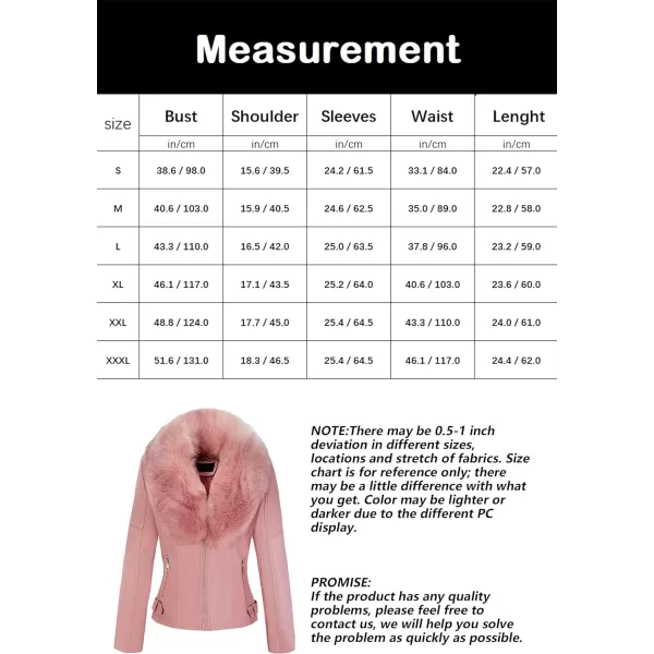 Bellivera Women's Faux Leather Jacket Moto Biker Sherpa-Lined Coat with Removable Fur Collar