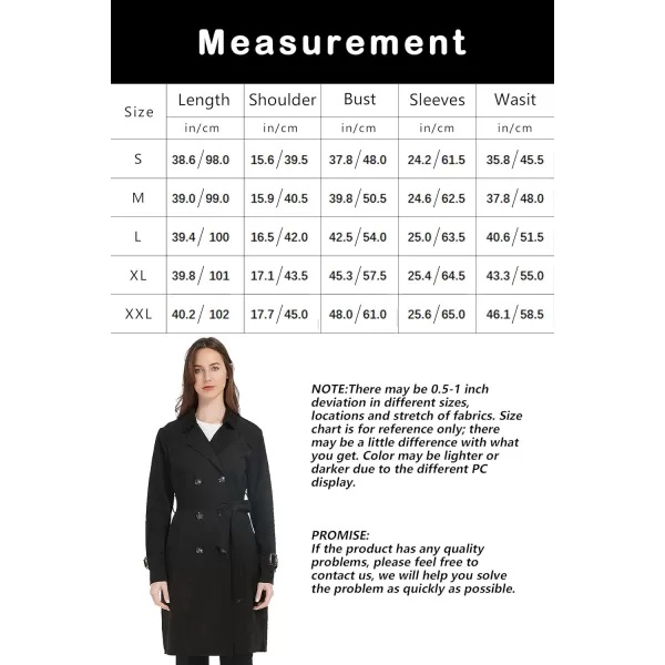 Bellivera Womens Faux Suede Leather Jacket Spring and Winter Fashion Long Trench Coat, Lightweight Windbreaker
