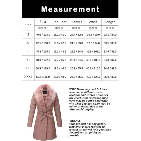 Bellivera Women's Puffer Jacket Faux Leather Bubble Padding Sherpa-Lined Coat with Removable Fur Collar