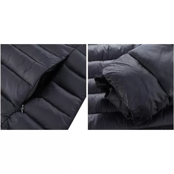 Bellivera Women's Quilted Lightweight Puffer Jacket, Winter Coats for Women Long Padded Bubble Coat