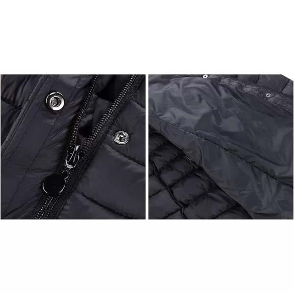 Bellivera Women's Quilted Lightweight Puffer Jacket, Winter Coats for Women Long Padded Bubble Coat