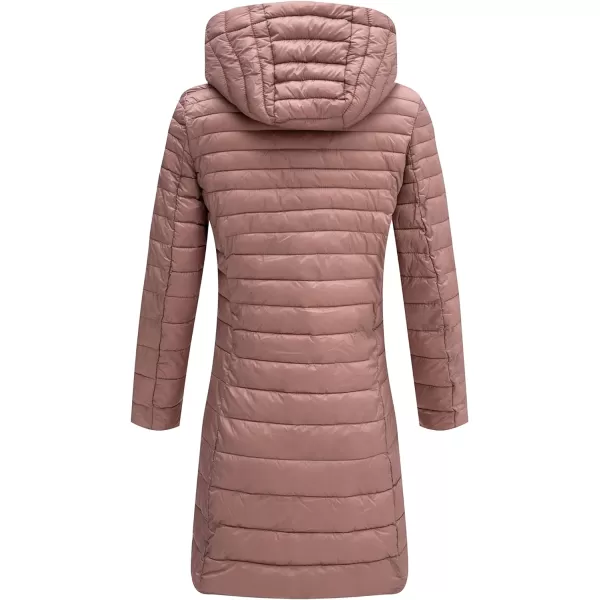 Bellivera Women's Quilted Lightweight Puffer Jacket, Winter Coats for Women Long Padded Bubble Coat