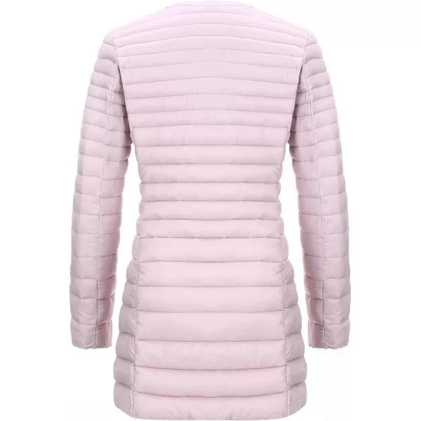 Bellivera Women's Quilted Lightweight Puffer Jacket, Winter Coats for Women Long Padded Bubble Coat