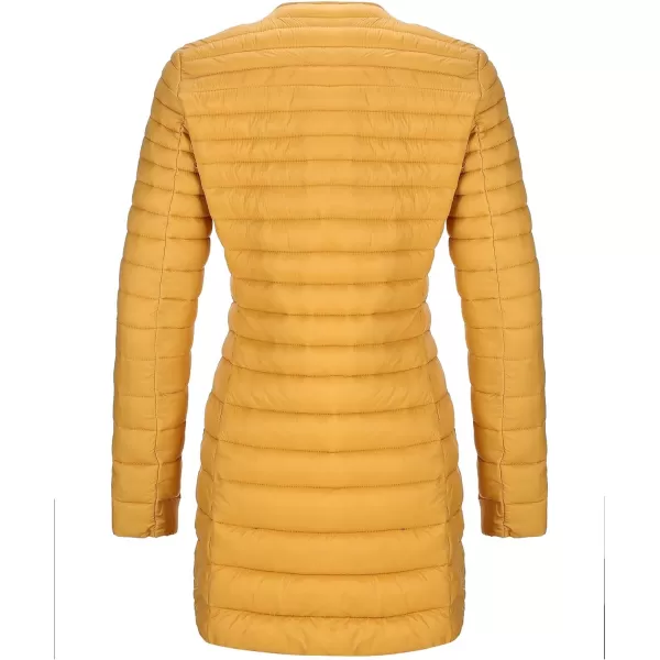 Bellivera Women's Quilted Lightweight Puffer Jacket, Winter Coats for Women Long Padded Bubble Coat