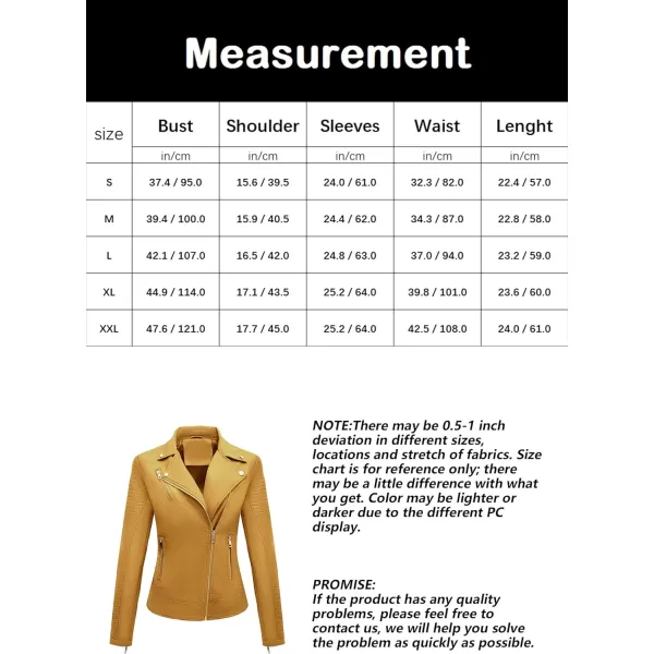 Bellivera Women Faux Leather Casual Jacket, Fall and Spring Fashion Motorcycle Bike Coat