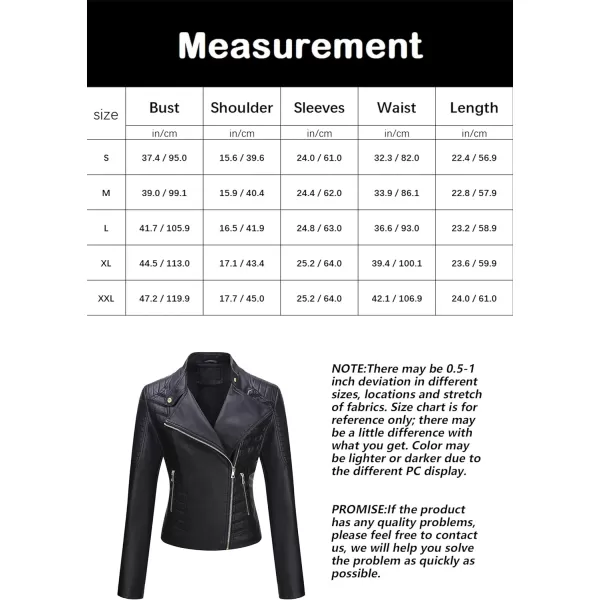 Bellivera Women Faux Leather Casual Jacket, Fall and Spring Fashion Motorcycle Bike Coat