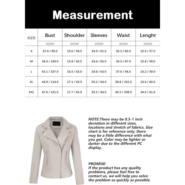 Bellivera Women Faux Leather Casual Jacket, Fall and Spring Fashion Motorcycle Bike Coat