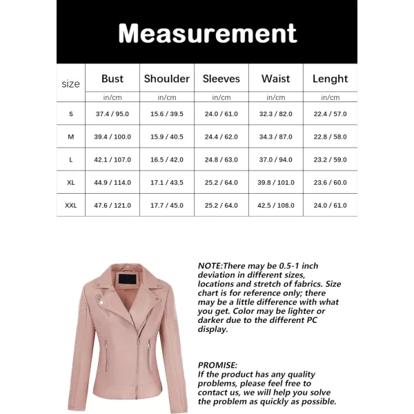Bellivera Women Faux Leather Casual Jacket, Fall and Spring Fashion Motorcycle Bike Coat