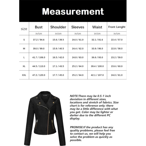 Bellivera Women Faux Leather Casual Jacket, Fall and Spring Fashion Motorcycle Bike Coat