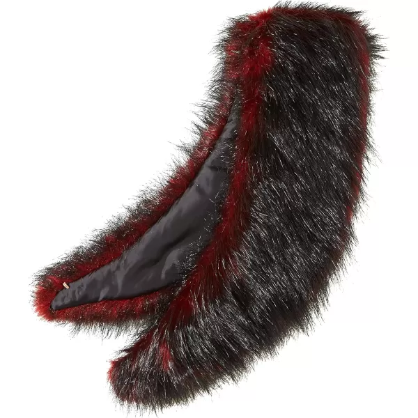 Bellivera Faux Fur Collar Women's Neck Warmer Scarf Wrap,Shawl for Winter Coat