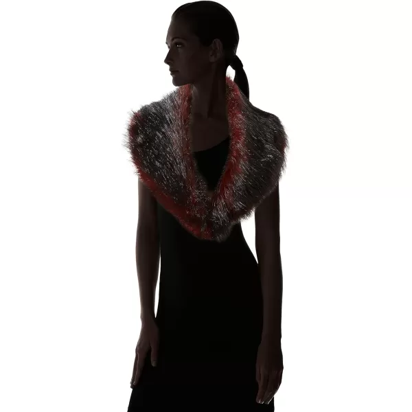 Bellivera Faux Fur Collar Women's Neck Warmer Scarf Wrap,Shawl for Winter Coat