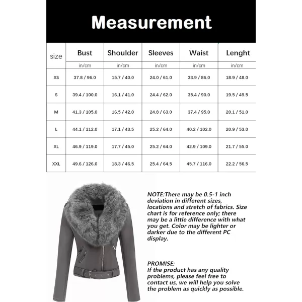 Bellivera Women Faux Suede Leather Jacket Motorcycle Biker Sherpa-Lined Coat with Detachable Fur Collar
