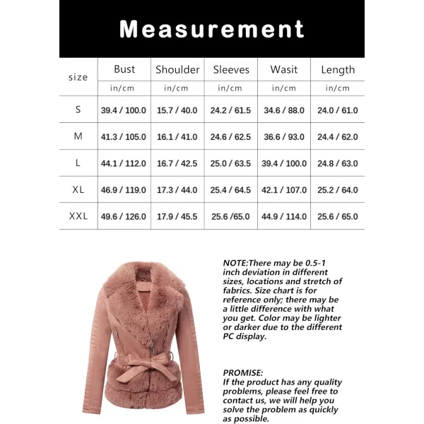 Bellivera Women Faux Suede Leather Jacket Motorcycle Biker Sherpa-Lined Coat with Detachable Fur Collar