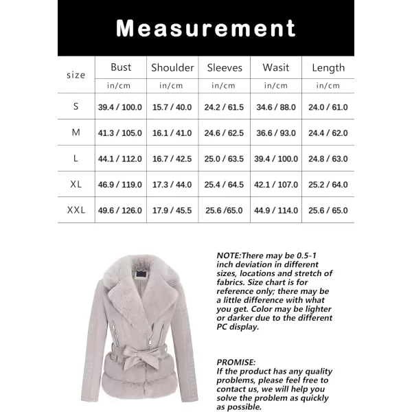 Bellivera Women Faux Suede Leather Jacket Motorcycle Biker Sherpa-Lined Coat with Detachable Fur Collar