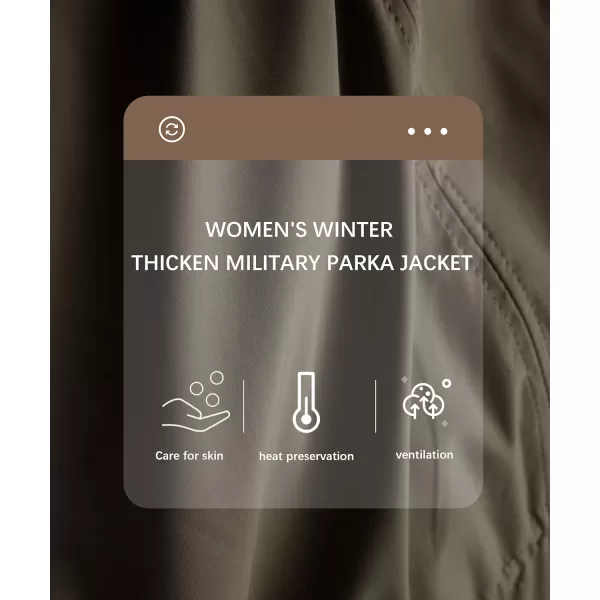 Bellivera Women Twill Parka Jacket, Winter Fashion Warm Long Hood Coat with Faux Fur Collar