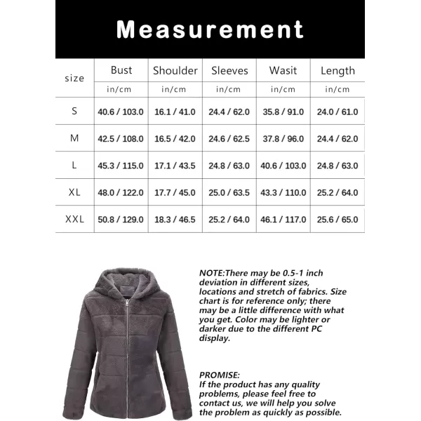 Bellivera Women's Faux Fur Coat Shearling Fluffy Fuzzy Shaggy Hood Sherpa-Lined Fleece Jacket
