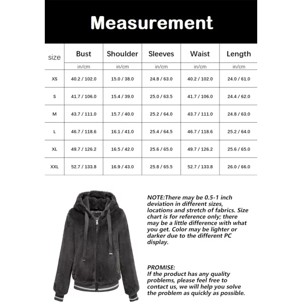 Bellivera Women's Faux Fur Coat Shearling Fluffy Fuzzy Shaggy Hood Sherpa-Lined Fleece Jacket