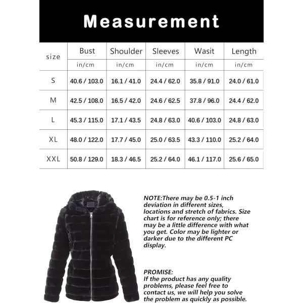Bellivera Women's Faux Fur Coat Shearling Fluffy Fuzzy Shaggy Hood Sherpa-Lined Fleece Jacket