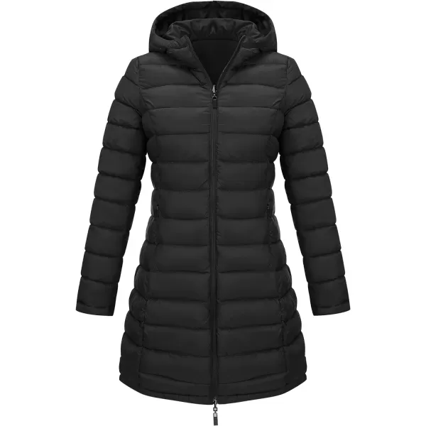 Bellivera Women Puffer Jacket Reversible Spring and Winter Fashion Warm Quilted Long Hooded Padded Bubble Coat