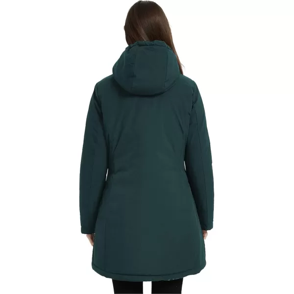 Bellivera Women Puffer Jacket Reversible Spring and Winter Fashion Warm Quilted Long Hooded Padded Bubble Coat