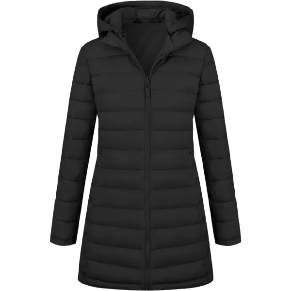 Bellivera Women Puffer Jacket Reversible Spring and Winter Fashion Warm Quilted Long Hooded Padded Bubble Coat