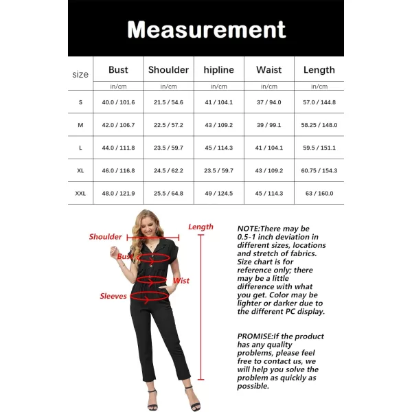 Bellivera Women Summer Short Sleeve Casual Jumpsuits Drawstring Belt Elegant Button Down One Piece Long Pant Romper