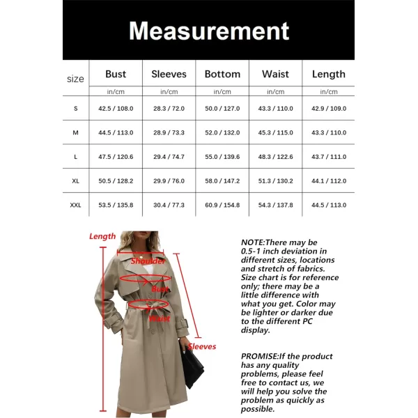Bellivera Women Trench Coat Long Loose Jacket Faux PU Leather Oversize Classic Lapel Overcoat with Belt