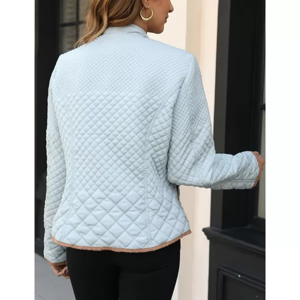 Bellivera Womens Diamond Quilted Lightweight Puffer Jacket Spring and Winter Padded Coat