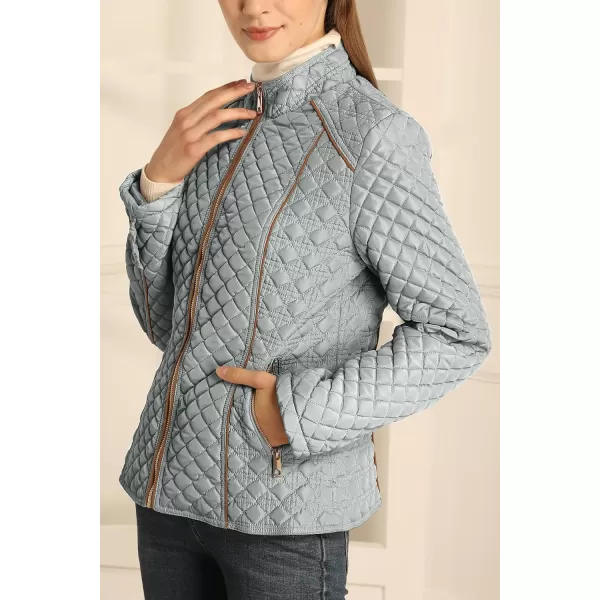 Bellivera Womens Diamond Quilted Lightweight Puffer Jacket Spring and Winter Padded Coat