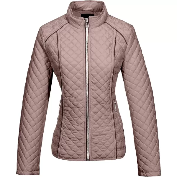 Bellivera Womens Diamond Quilted Lightweight Puffer Jacket Spring and Winter Padded Coat