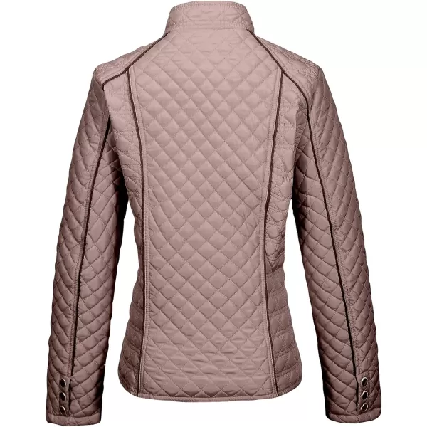 Bellivera Womens Diamond Quilted Lightweight Puffer Jacket Spring and Winter Padded Coat