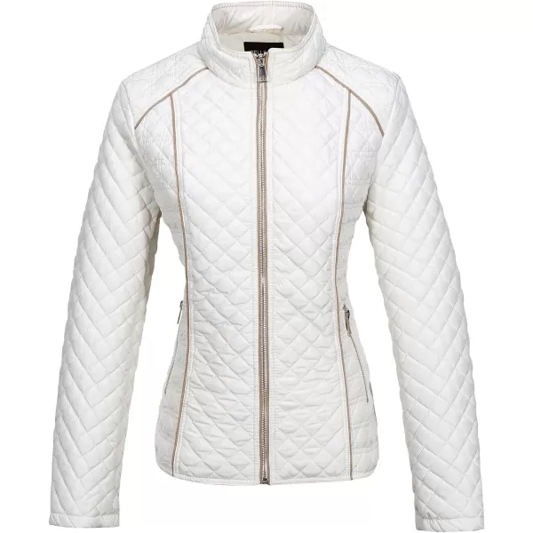 Bellivera Womens Diamond Quilted Lightweight Puffer Jacket Spring and Winter Padded Coat