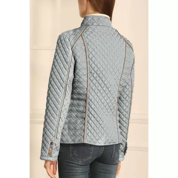 Bellivera Womens Diamond Quilted Lightweight Puffer Jacket Spring and Winter Padded Coat