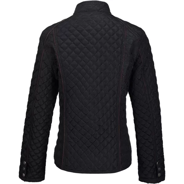 Bellivera Womens Diamond Quilted Lightweight Puffer Jacket Spring and Winter Padded Coat