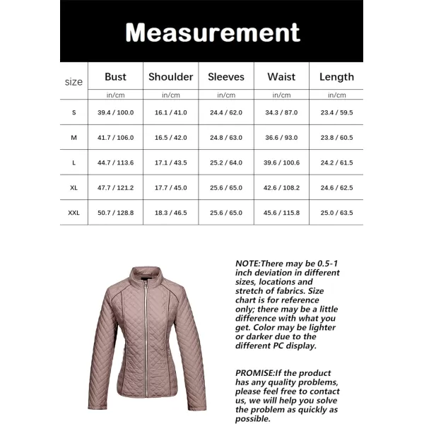 Bellivera Womens Diamond Quilted Lightweight Puffer Jacket Spring and Winter Padded Coat