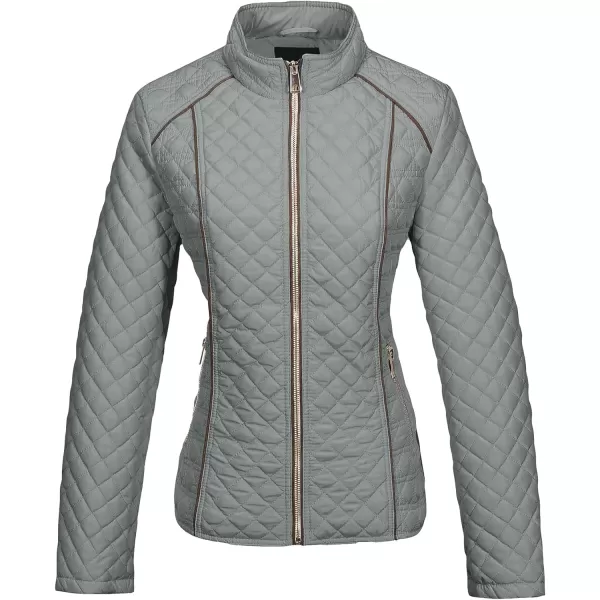 Bellivera Womens Diamond Quilted Lightweight Puffer Jacket Spring and Winter Padded Coat