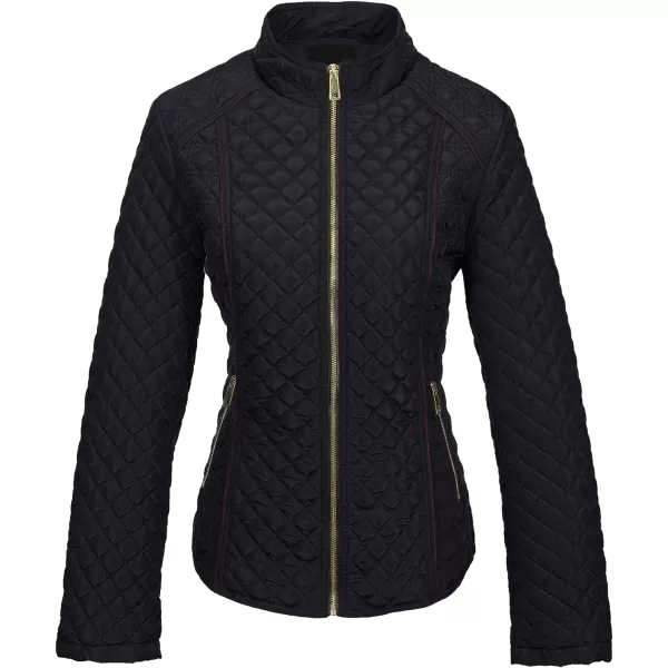 Bellivera Womens Diamond Quilted Lightweight Puffer Jacket Spring and Winter Padded Coat