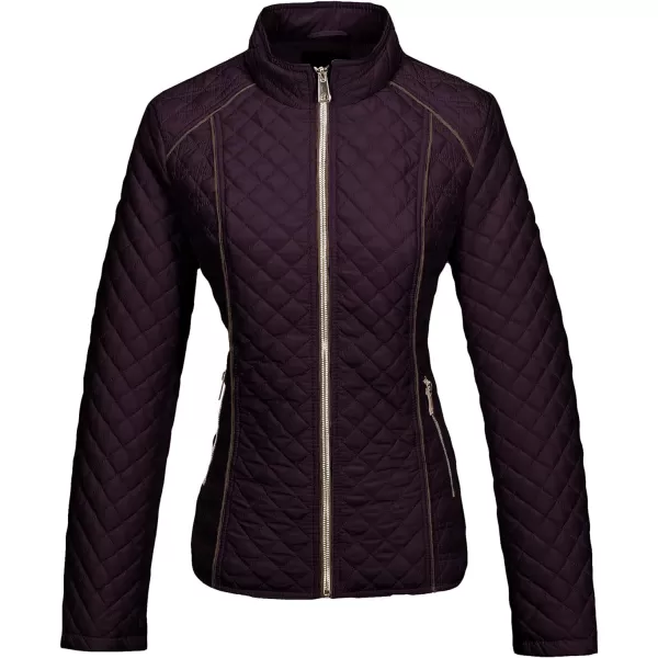 Bellivera Womens Diamond Quilted Lightweight Puffer Jacket Spring and Winter Padded Coat
