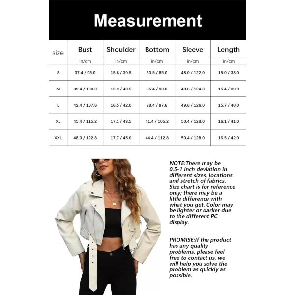 Bellivera Women's Faux Leather Jacket Bomber Casual Zip Up Coat PU Moto Bike Outwear with Pockets