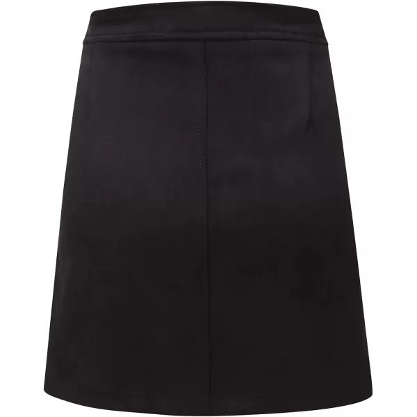 Bellivera Women's High Waist Pencil Mini A-Line Bodycon Faux Suede Solid Fall Short Basic Skirt