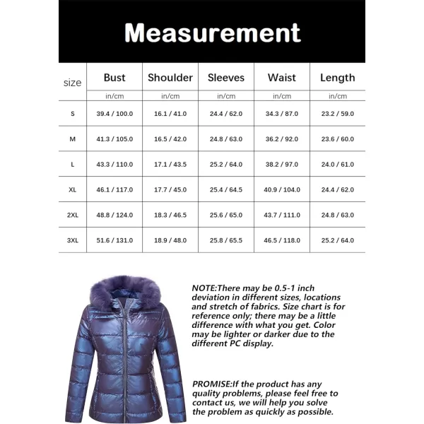 Bellivera Womens Lightweight Puffer Jacket, Winter Coats for Women Warm Quilted Bubble Padded Hood Coat with Faux Fur Collar