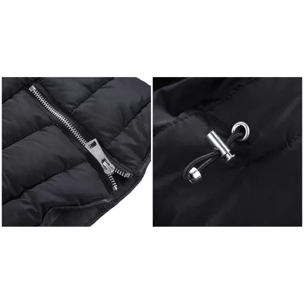 Bellivera Womens Lightweight Puffer Jacket, Winter Coats for Women Warm Quilted Bubble Padded Hood Coat with Faux Fur Collar