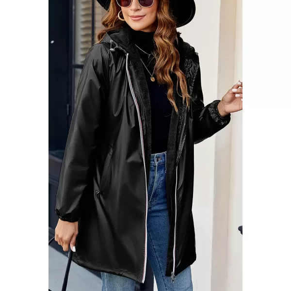 Bellivera Womens Lightweight Puffer Jacket, Winter Coats for Women Warm Quilted Bubble Padded Hood Coat with Faux Fur Collar